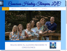 Tablet Screenshot of conscioushealingtherapy.com